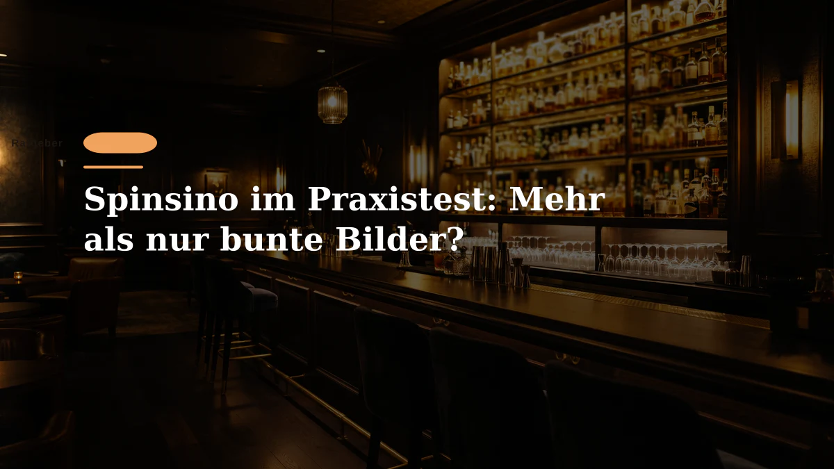 Spinsino im Praxistest: Mehr als nur bunte Bilder?