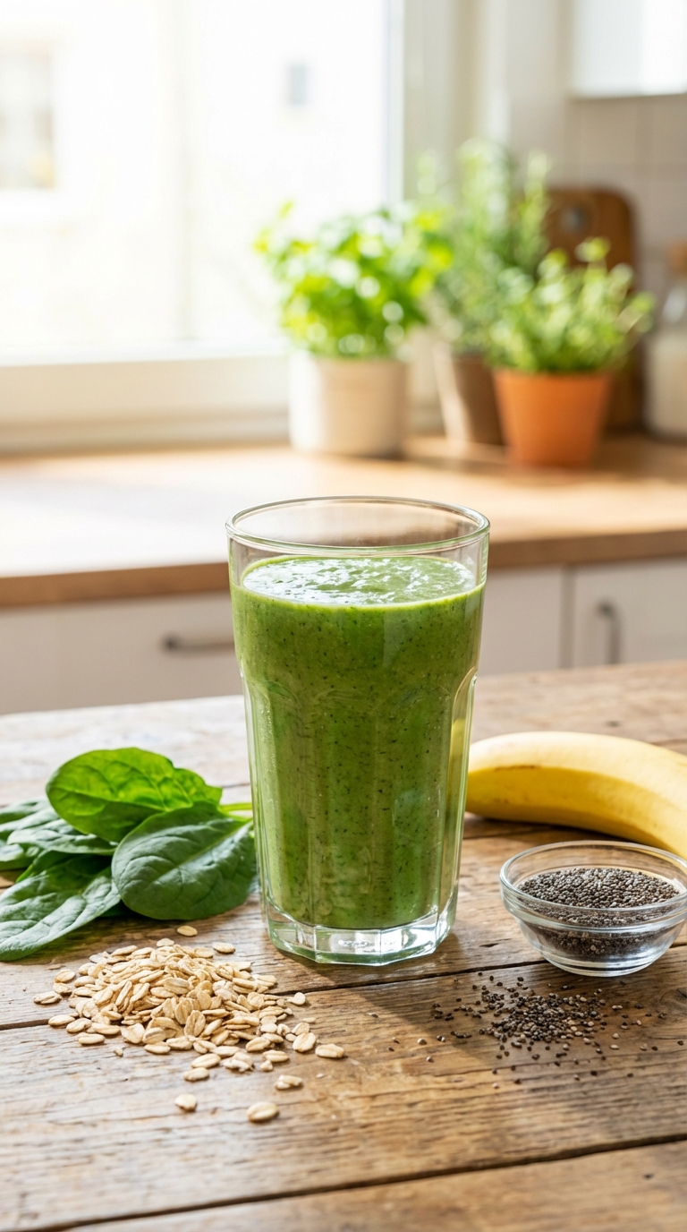 Green Power Spinach and Oats — Hidden Veggies for Extra Energy