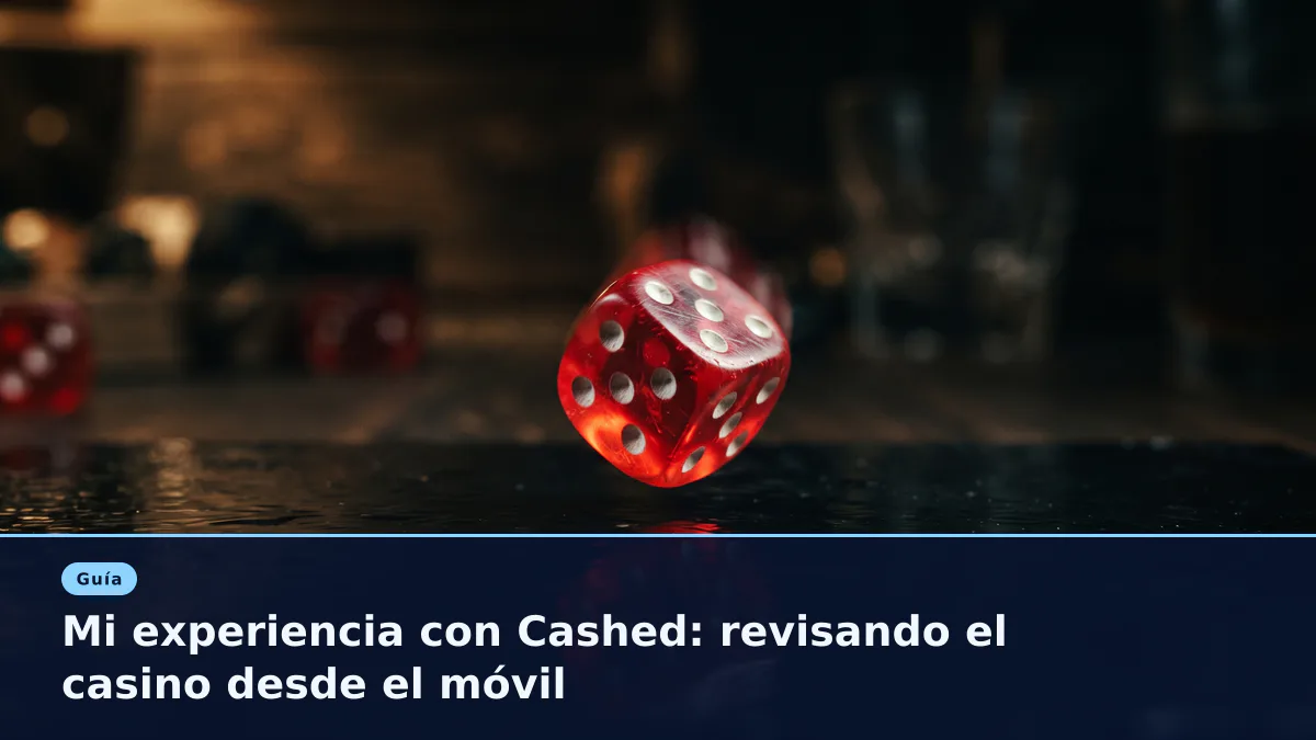 Mi experiencia con Cashed: revisando el casino desde el móvil