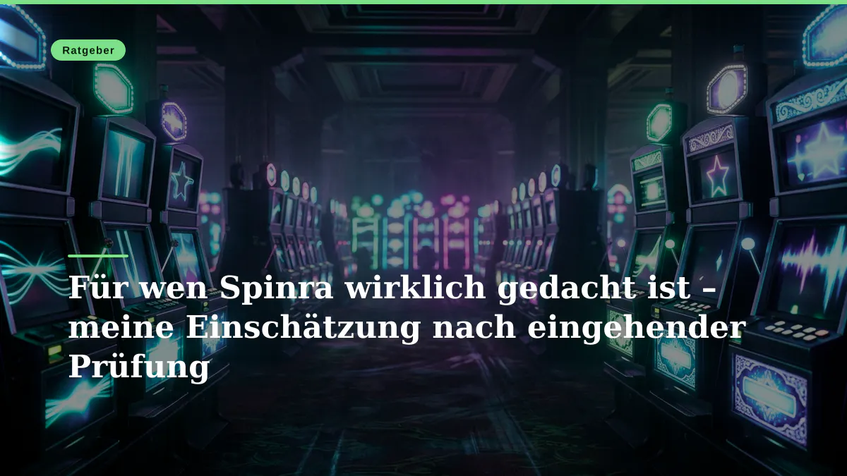 Für wen Spinra wirklich gedacht ist – meine Einschätzung nach eingehender Prüfung