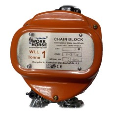 Chain Block, 1 Ton, 3 Metre Lift, Square Frame