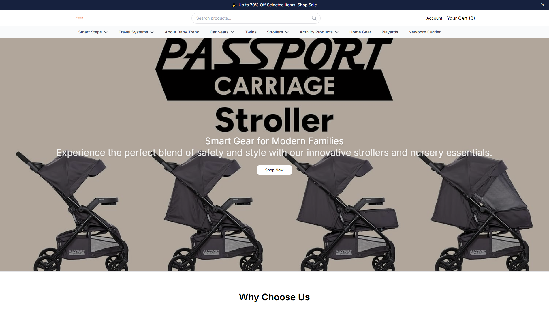 Stored capture of babytrendworld.shop