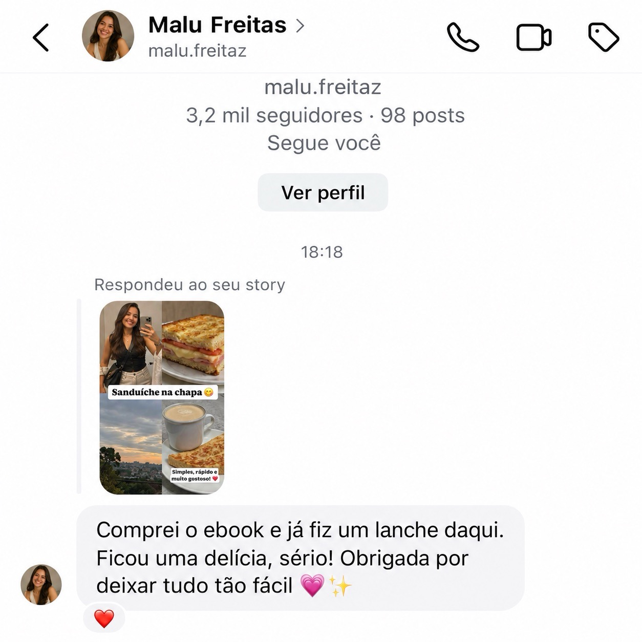 Depoimento de cliente 8