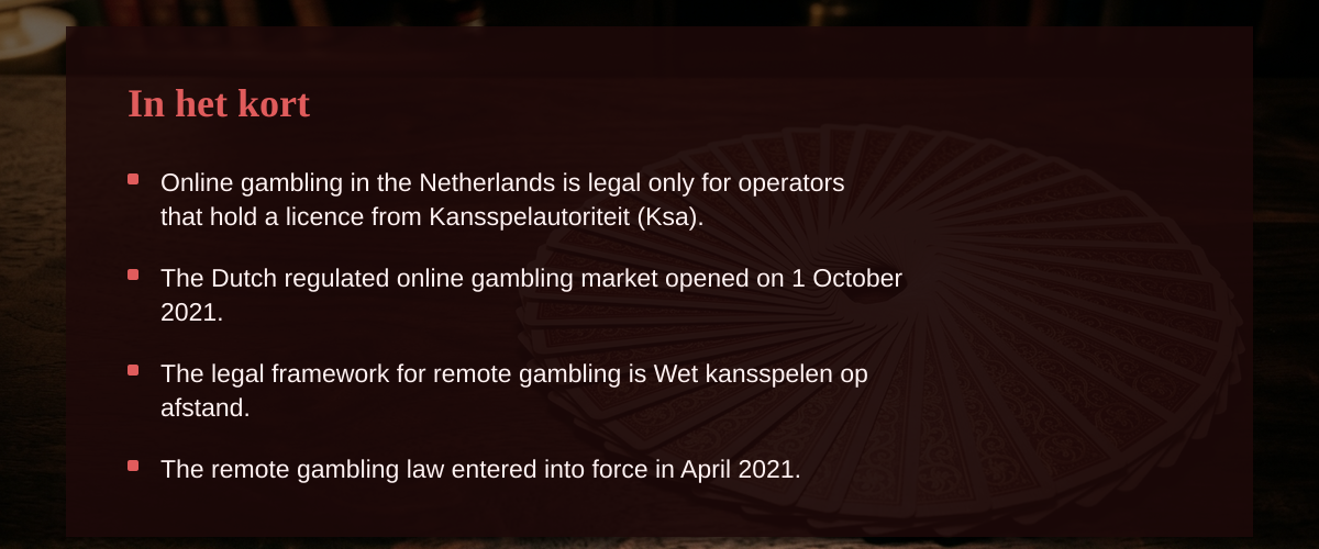 Online casino Nederland legaal: hoe het systeem werkt — In het kort