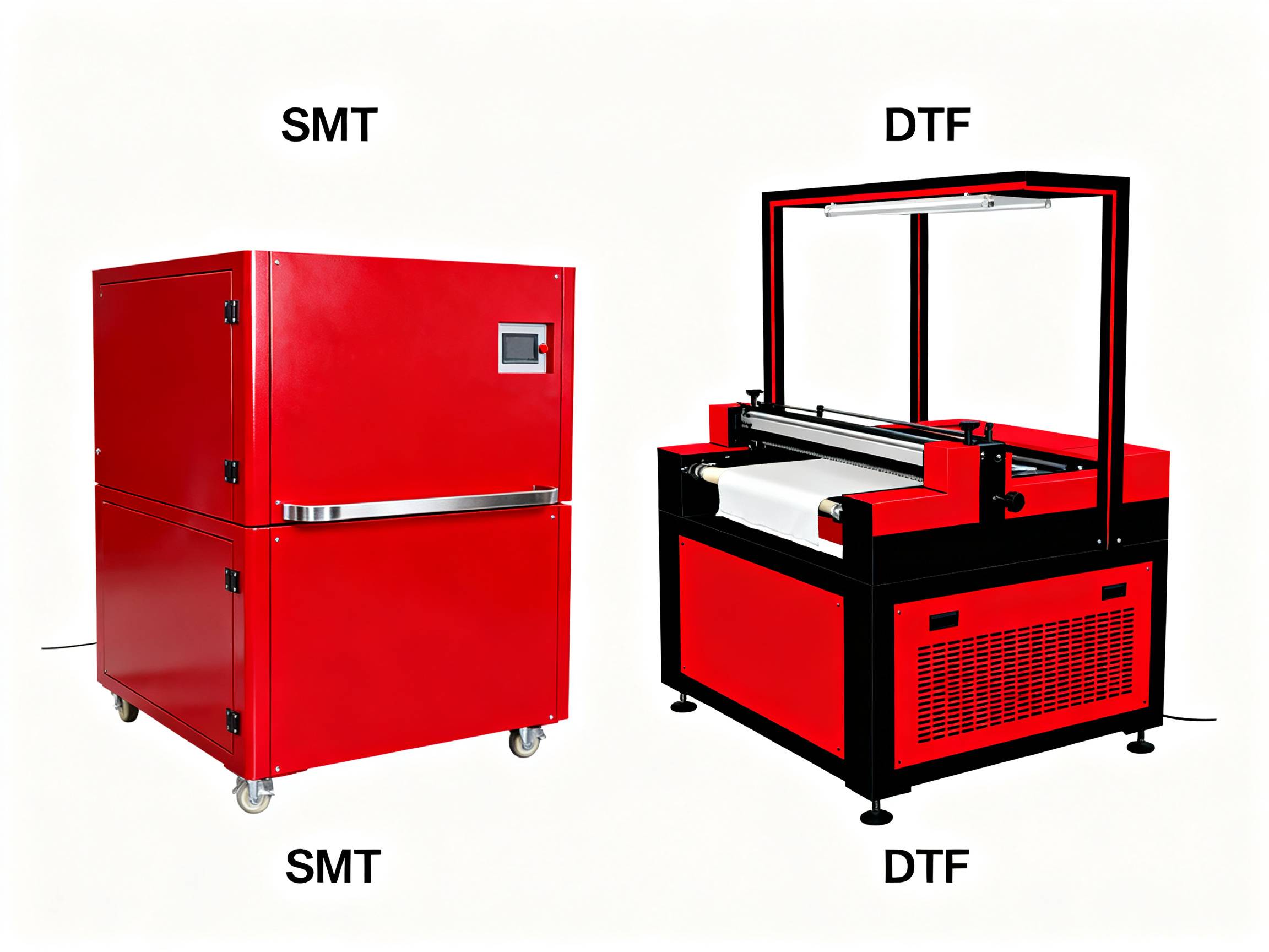 SMT vs DTF curing oven design.
