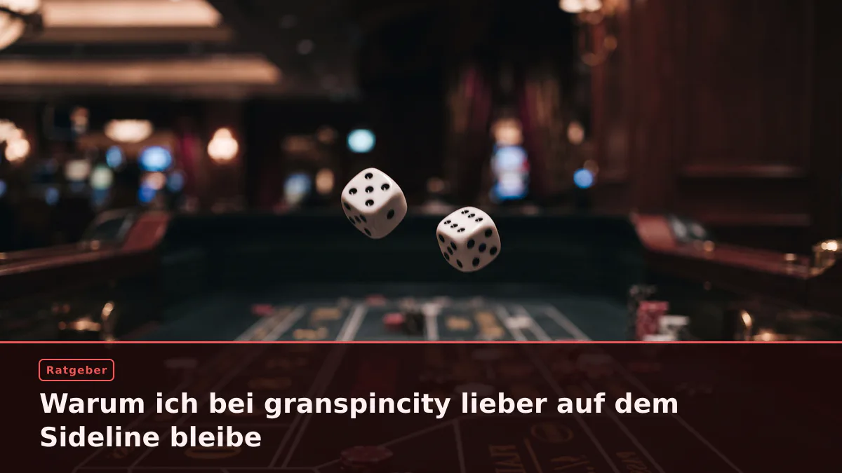 Warum ich bei granspincity lieber auf dem Sideline bleibe