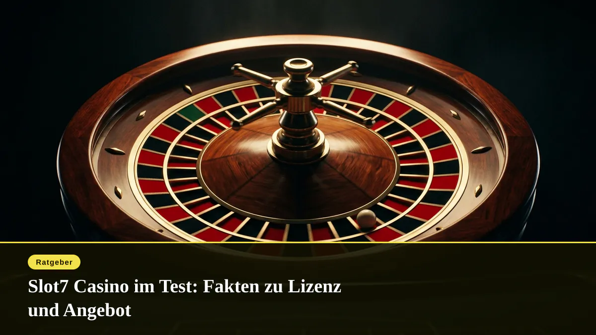 Slot7 Casino im Test: Fakten zu Lizenz und Angebot