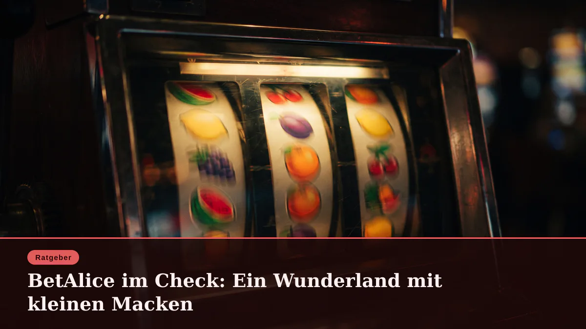 BetAlice im Check: Ein Wunderland mit kleinen Macken