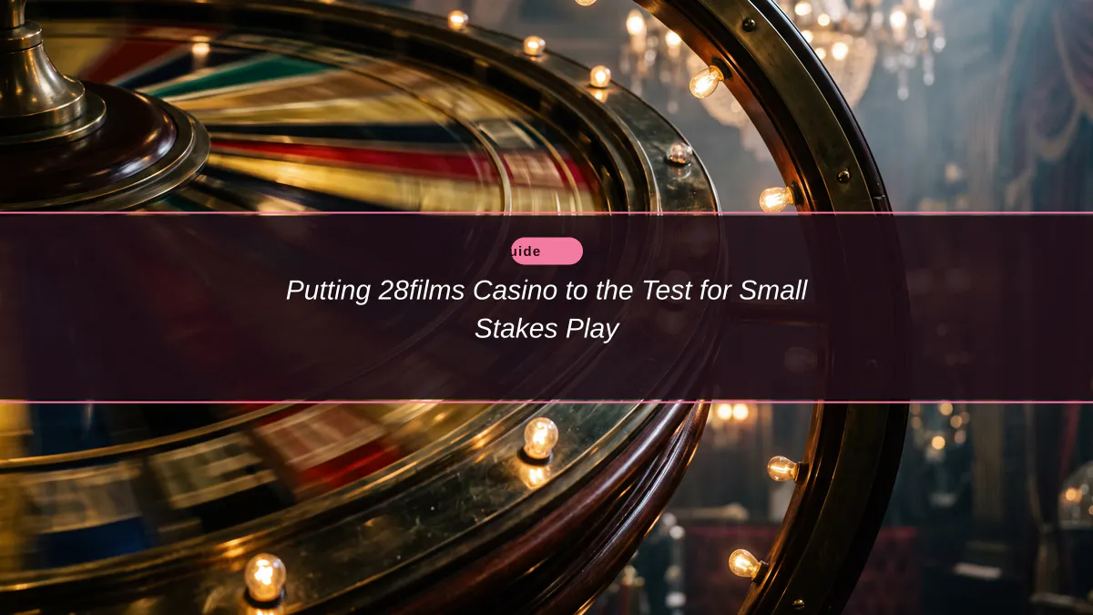 Putting 28films Casino to the Test for Small Stakes Play