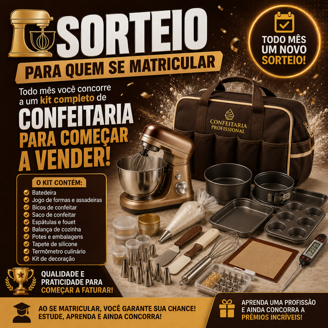 Sorteio Kit Confeitaria