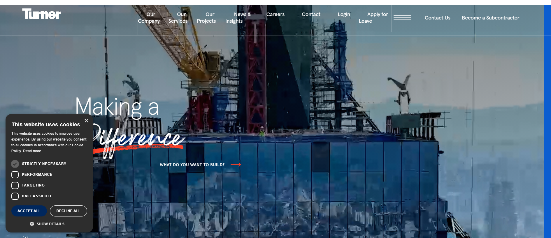 Stored capture of t-constructioncompany.com