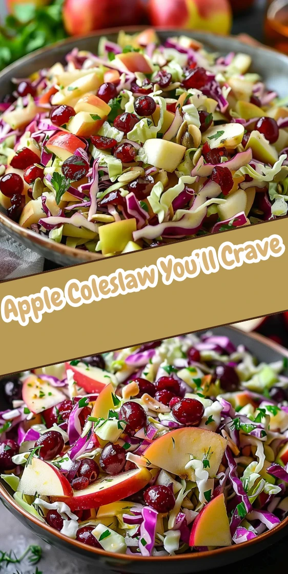 Apple Coleslaw That’s Crisp, Sweet Perfection