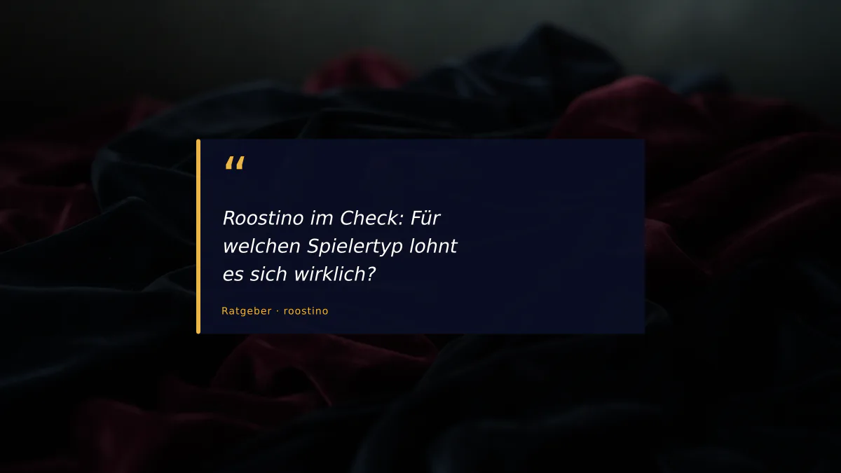 Roostino im Check: Für welchen Spielertyp lohnt es sich wirklich?