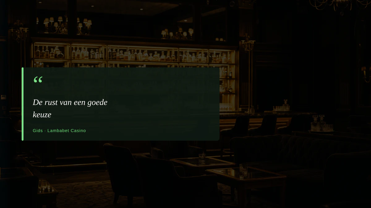 De rust van een goede keuze