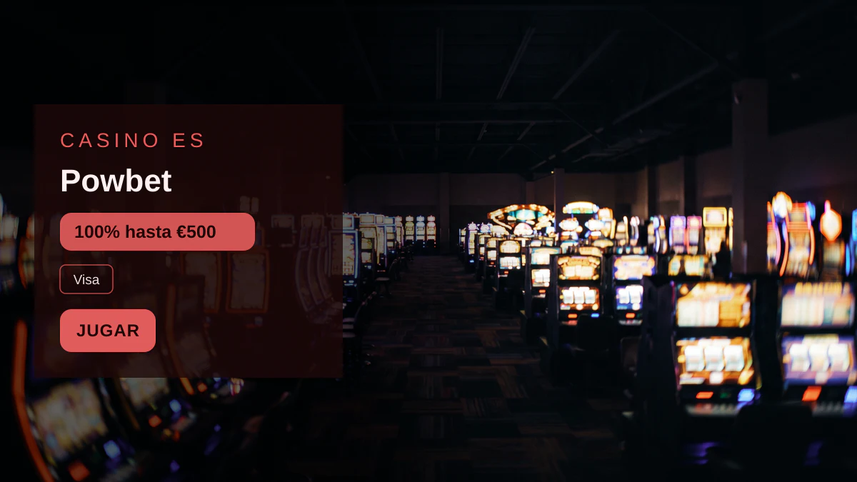 Powbet casino  bono de bienvenida 100% hasta 500 + 50 FS, pagos: Visa, Mastercard, Skrill, Neteller, Paysafecard