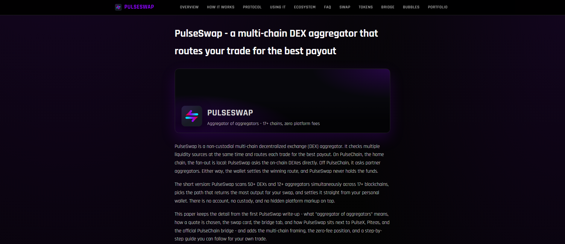 Stored capture of pulseswap.fi