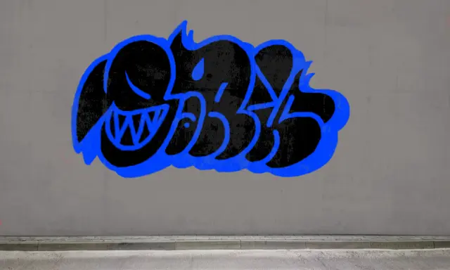 Graffiti artwork by Sark