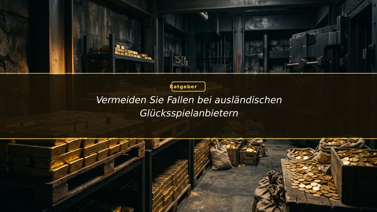 Vermeiden Sie Fallen bei ausländischen Glücksspielanbietern