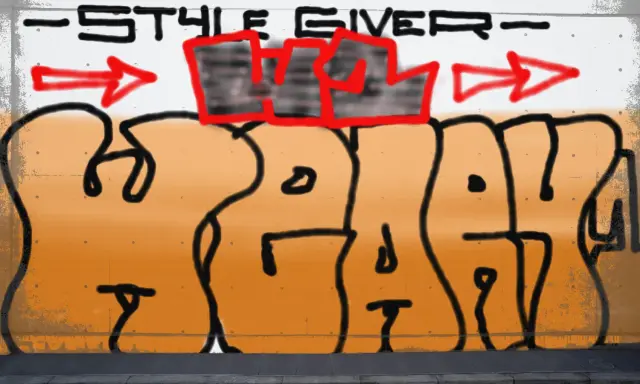 Graffiti artwork by DECAY