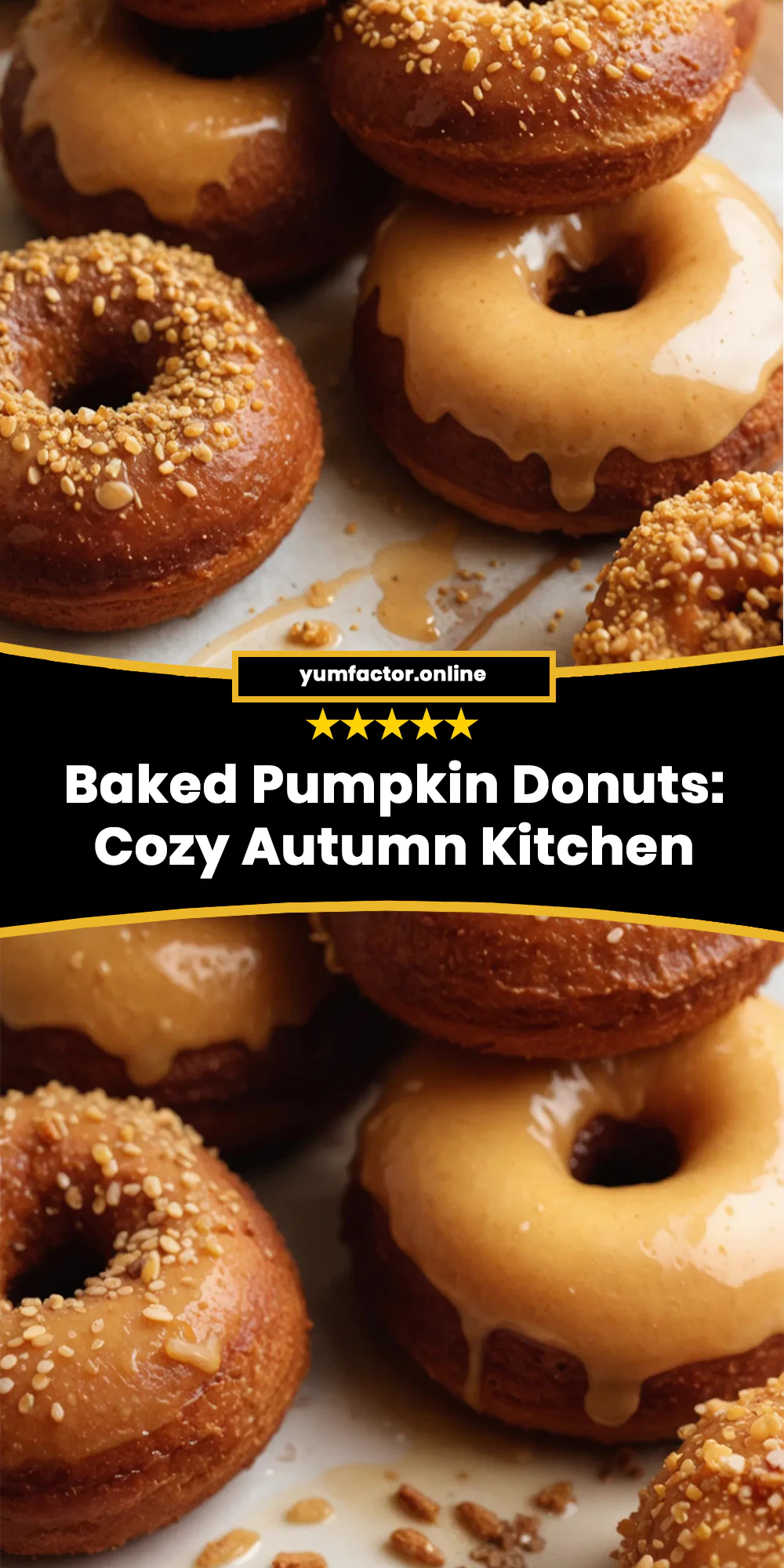 Baked Pumpkin Donuts: Cozy Autumn Kitchen Treat