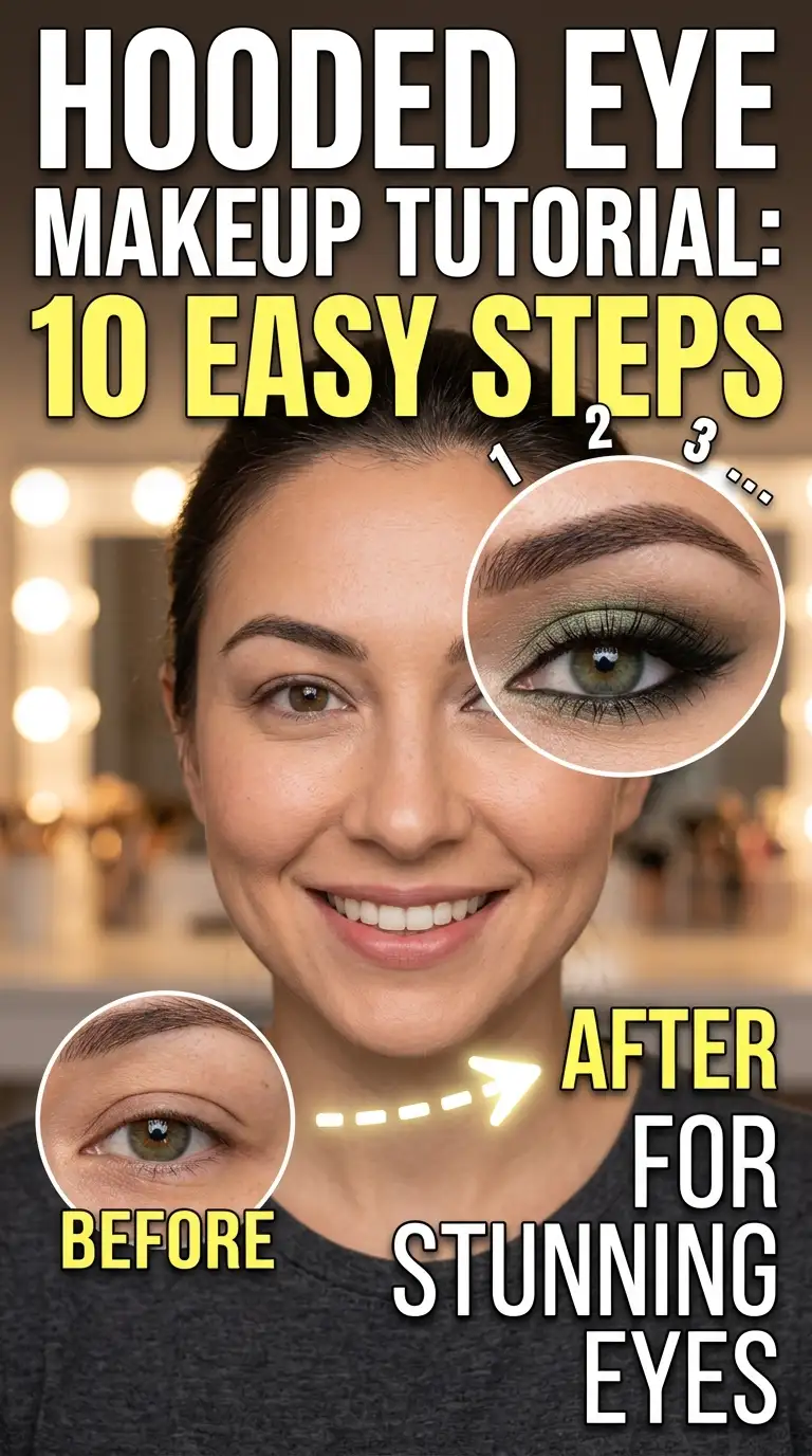 Hooded Eye Makeup Tutorial: 10 Easy Steps For Stunning Eyes