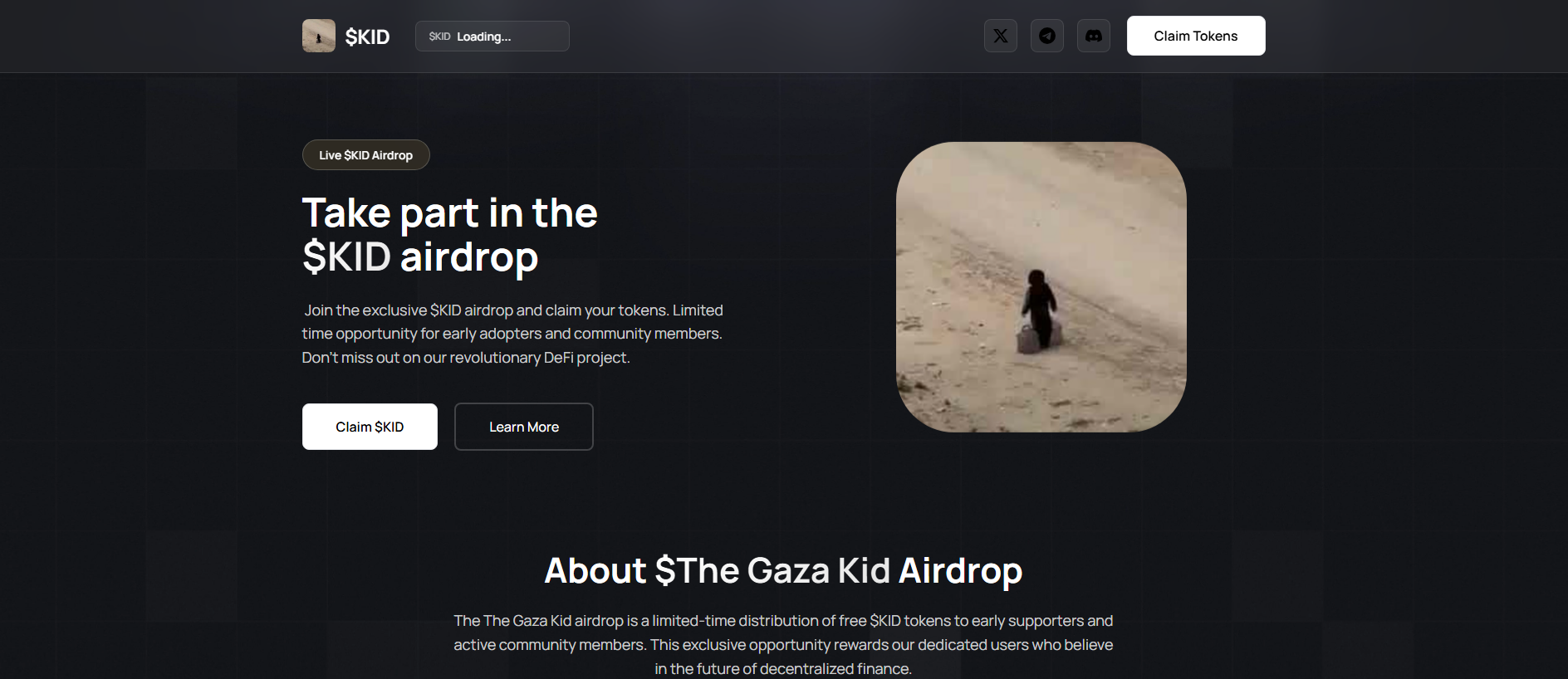 Stored capture of claim-kid.pages.dev