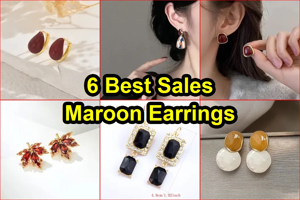 酒紅色耳環 評價