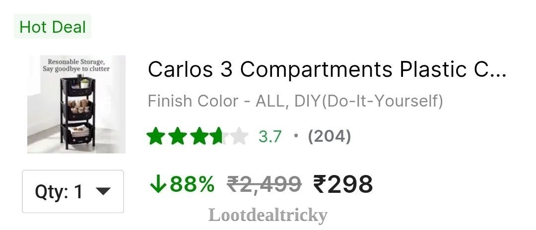 88 Off Carlos – Fantastic Price Cut @ ₹298 (88%) 88 Off Carlos – Fantastic Price Cut @ ₹298 (88%)