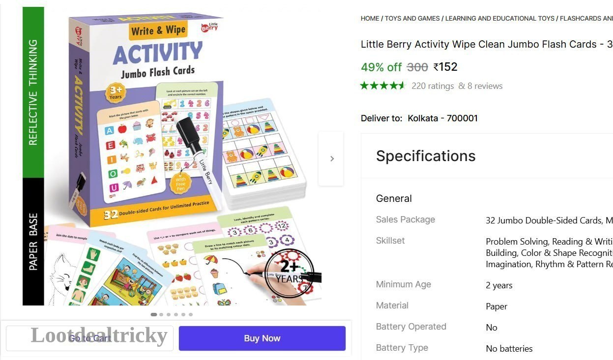   little Berry Activity – Just ₹152 | Best Price Drop Today