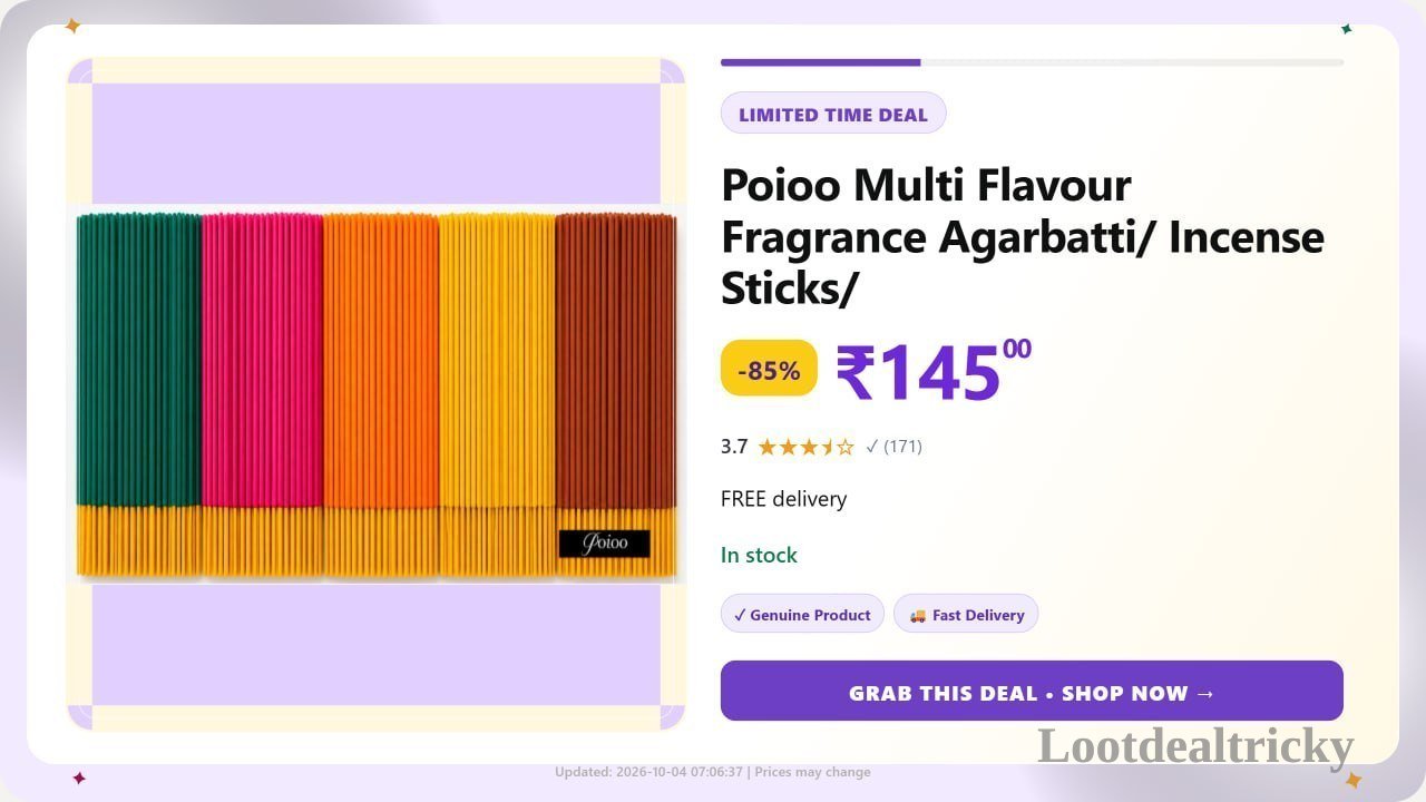 poioo Multi Flavour – Just ₹145 | Loot Deal poioo Multi Flavour – Just ₹145 | Loot Deal