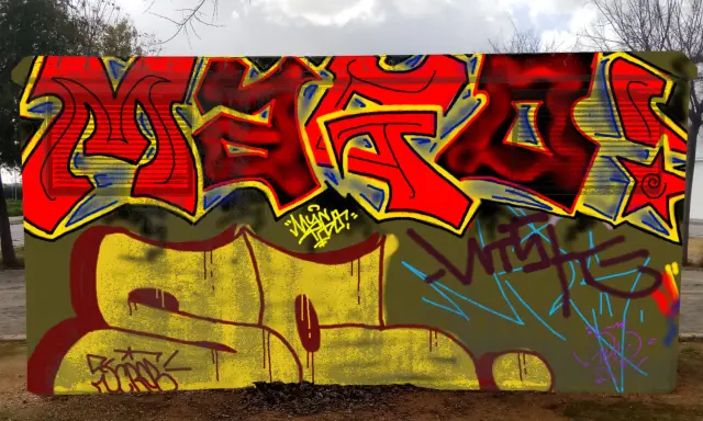Graffiti artwork by mago