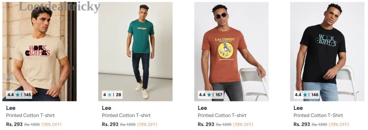 Lee Men S – Just ₹293 | Lowest Price Deal