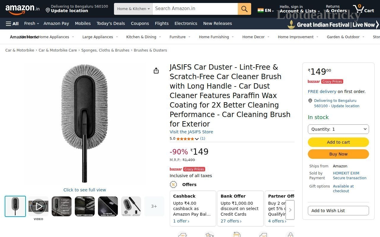 Jasifs Car Duster – Just ₹149 | Top Unbeatable Deal