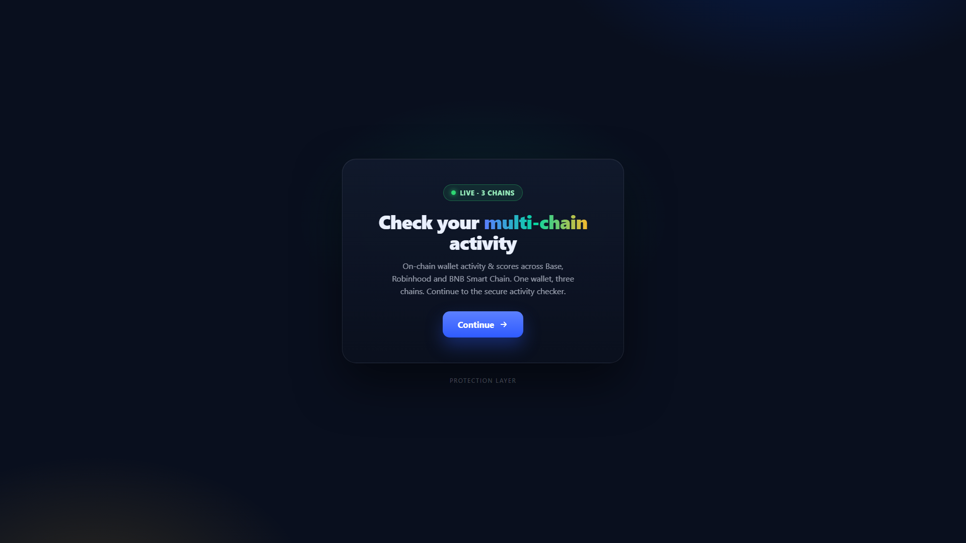 Screenshot of onchainallocation.com