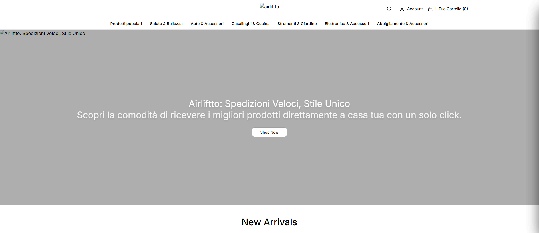 Stored capture of airtide.shop