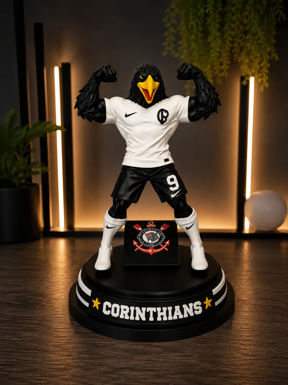 Mascote Gaviões da Fiel — modelo 3D da Central do Empreendedor 3D