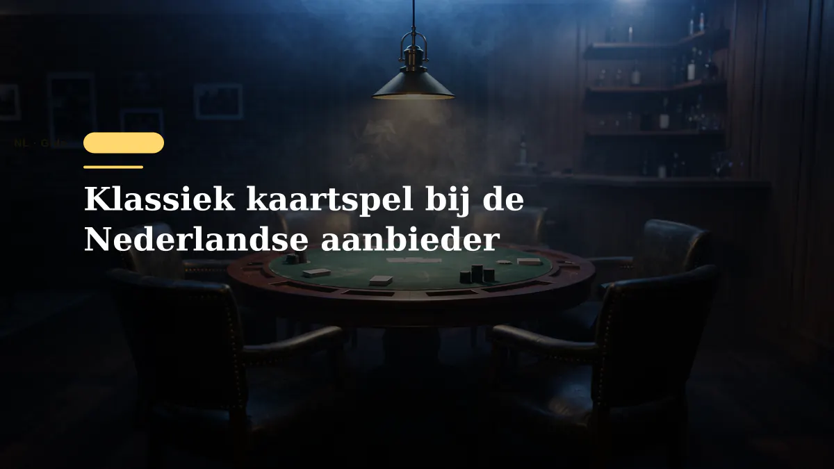 Klassiek kaartspel bij de Nederlandse aanbieder