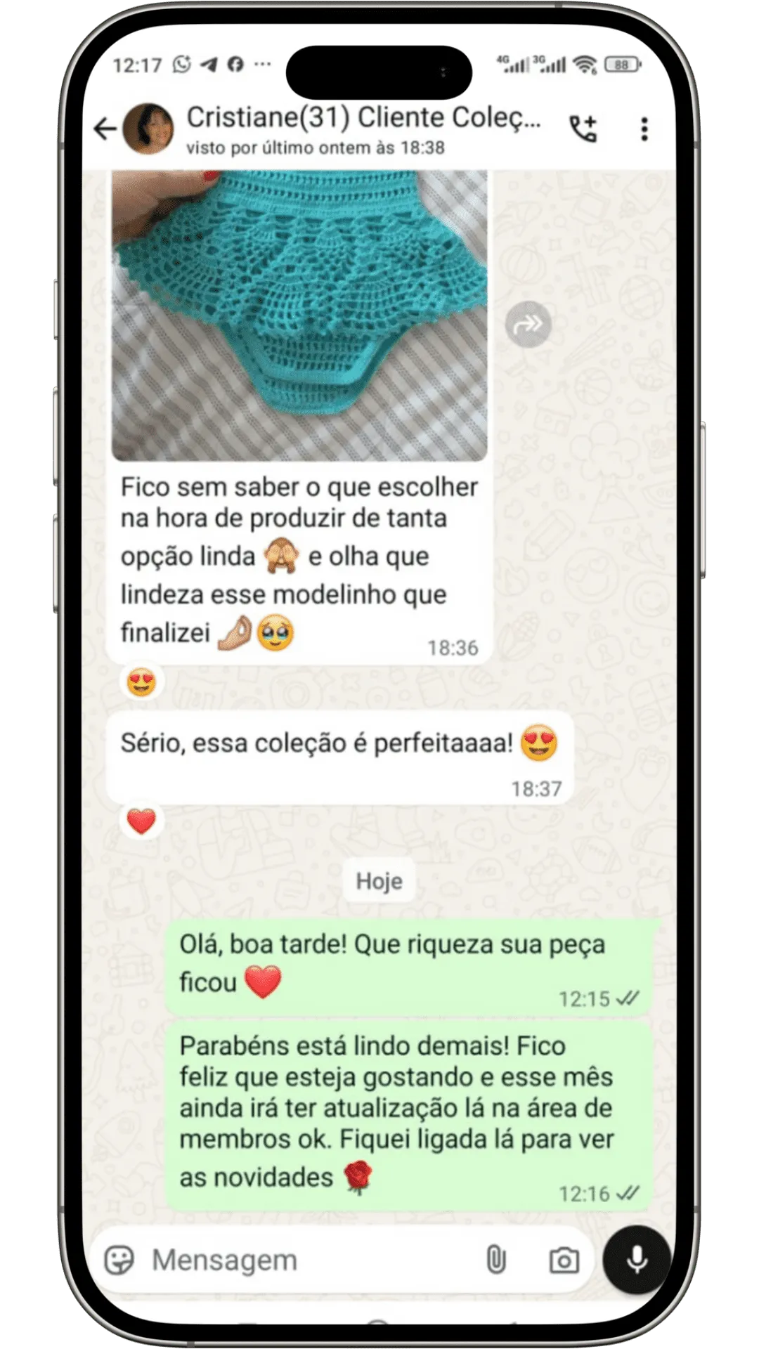 Depoimento de aluna 6