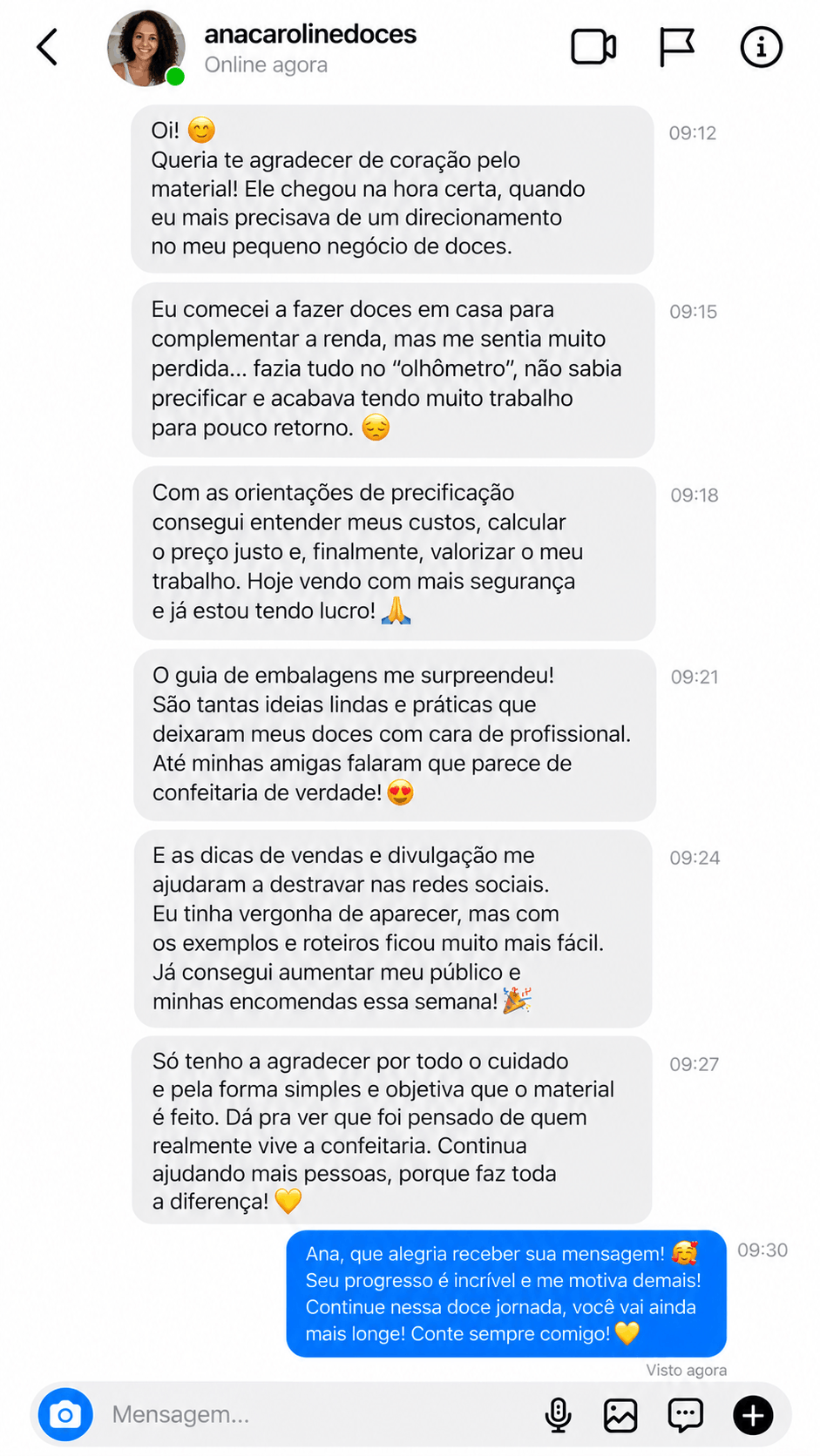 Resultado de aluna 3