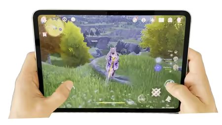 iPad Pro M4で原神をプレイしている