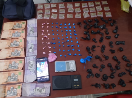 Policía Nacional ocupa sustancias ilícitas mediante operativos y apresa hombre en Santiago.   .