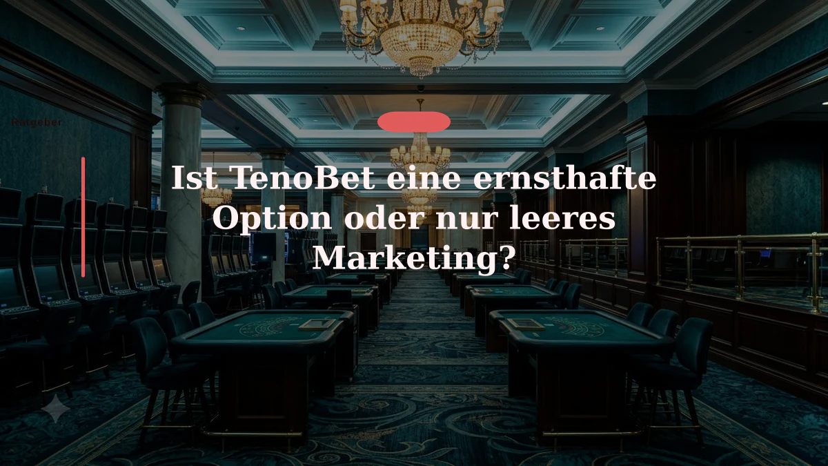 Ist TenoBet eine ernsthafte Option oder nur leeres Marketing?