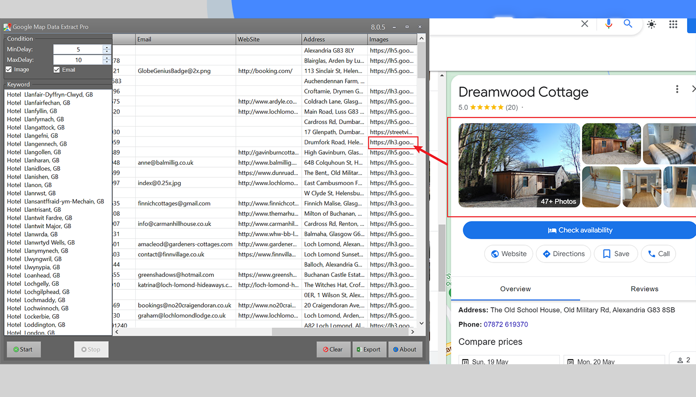 Google Maps Business Leads Extractor
