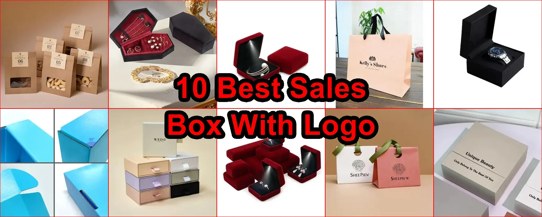 帶有標誌的盒子 評價