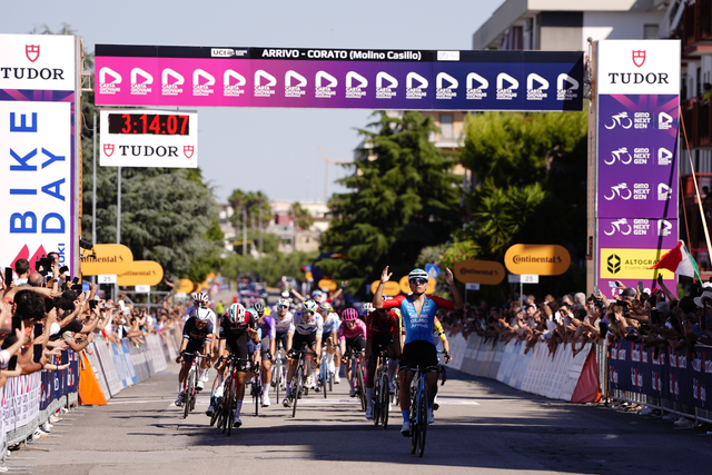 Giro Next Gen: Matteo Fiorin firma la volata tricolore di Corato
