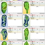 Ocean Drive (Back 9) Tournament Notes Sheet Single