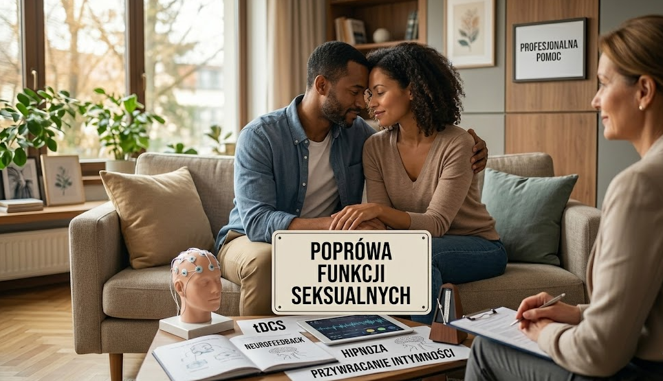 Poprawa funkcji seksualnych dzięki tDCS, neurofeedbackowi i hipnozie – jak nowoczesna terapia przywraca intymność?