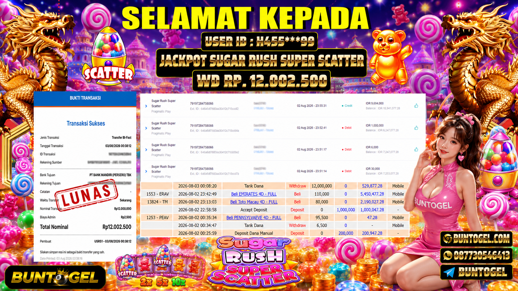 BUKTI BAYAR BUNTOGEL