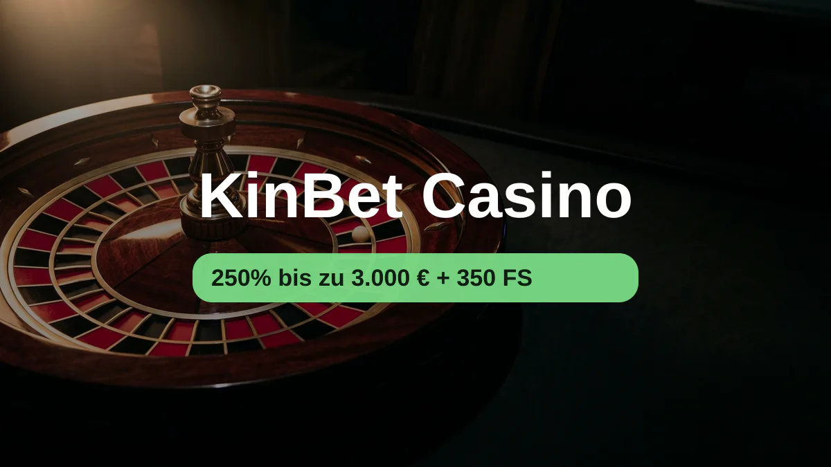KinBet Casino &mdash; Willkommensbonus 250% bis zu 3.000 &euro; + 350 FS, Zahlungen: Visa, Mastercard, Skrill, Neteller, Revolut
