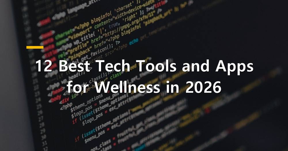Person meditating with a smartwatch, showing best tech tools and apps for wellness